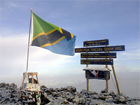 Uhuru Peak, Roof of Africa - Kilimanjaro 5895 Meters