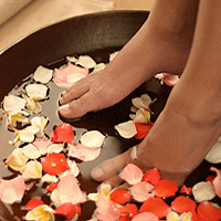 Green Tea Foot Bath