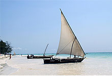 A sailing trip on an Ngalawa 