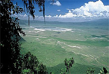 Ngorongoro Crater in Tanzania
