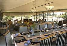 Porini Lion Camp Dining Room Masai Mara Kenya