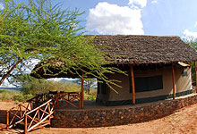 Tsavo Mashariki Camp Accommodations, Tsavo Kenya 