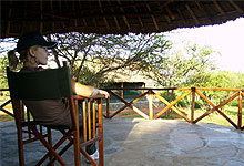 Tsavo Mashariki Camp Tent Verandah, Tsavo Kenya 