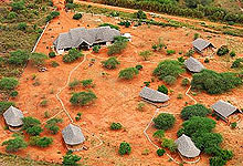 Tsavo Mashariki Camp in Tsavo East National Park, Kenya 