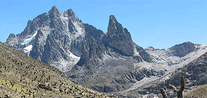 Climbing Mount Kenya Sirimon Route 5 Days/ 4 Nights Climbing Mount Kenya Sirimon Route 5 Days/ 4 Nights