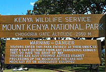 Mount Kenya Day Trip Hike Chogoria Route