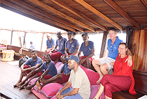 Tusitiri Enasoit Dhow Private Sailing Day Trips Lamu Island