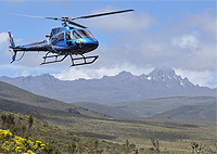 Helicopter Scenic Flight 2 Hours Mount Kenya 