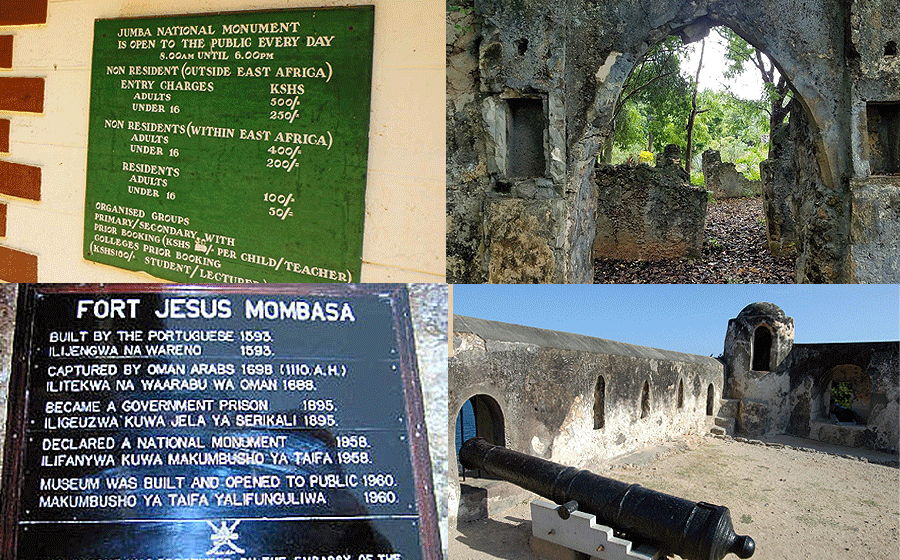 Fort Jesus Museum & Jumba la Mtwana Ruins Site - 1 Day Mombasa Tour