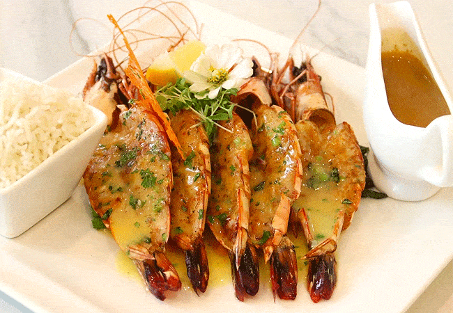 jumbo-prawns Karen Blixen Coffee Garden & Cottages Nairobi