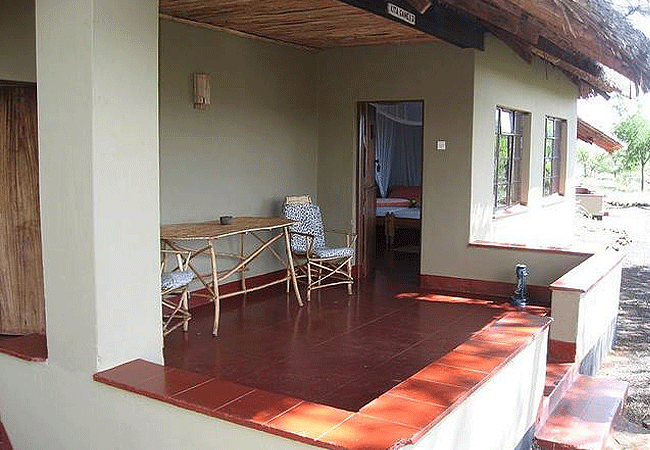 kitani-bandas-tsavo-west-national-park-roofed veranda Kitani Bandas Tsavo West National Park
