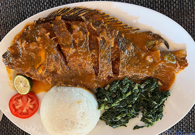 lake-Jipe-eco-lodge-offers-a-whole-tilapia-fish-meal-a-popular-dish-among-guests Lake Jipe Eco Lodge Tsavo West National Park Kenya