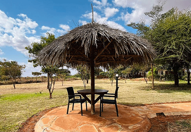 lake-jipe-eco-lodge-offers-offers-various-shaded-seating-areas-for-guests Lake Jipe Eco Lodge Tsavo West National Park Kenya
