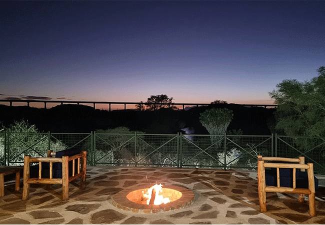 man-eaters-lodge -tsavo-national-park-offers-a-bonfire-experience-as-part-of-its-evening-activities Man Eaters Lodge Tsavo West National Park
