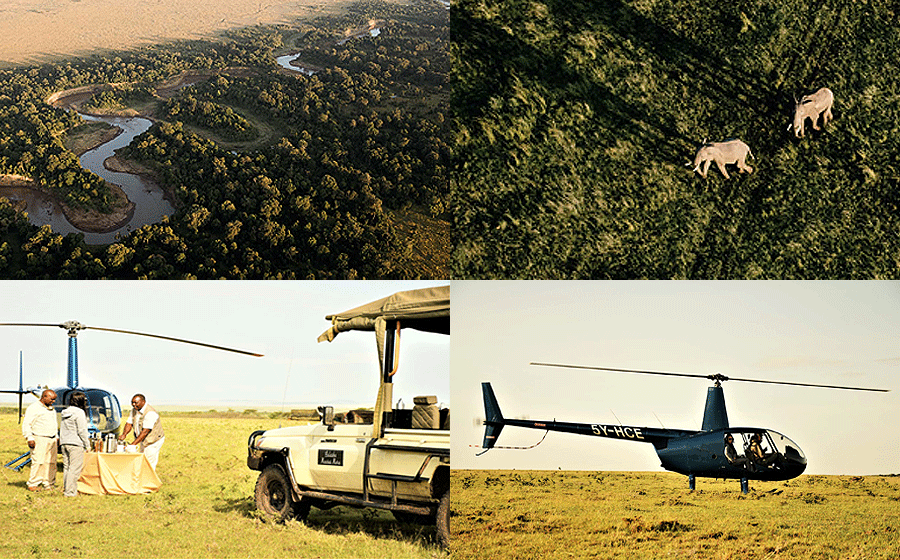 1 Day Maasai Mara Helicopter Scenic Flight Safari