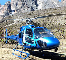  1 Day Mount Kenya Helicopter Scenic Flight Safari