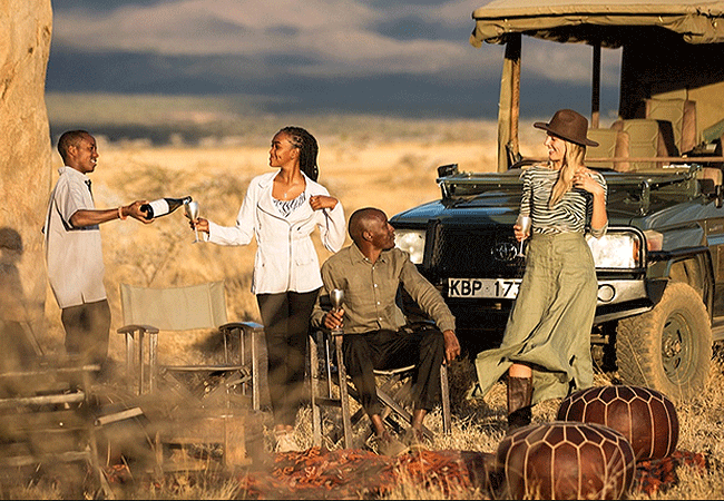 ol-donyo-lodge-chyulu-hills-sundowner-drinks-enjoy-the-stunning-african-sunset-while-sipping-on-cocktails Ol Donyo Lodge Chyulu Hills Kenya Safari