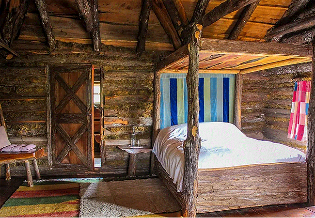 Rutundu log cabins Mount Kenya