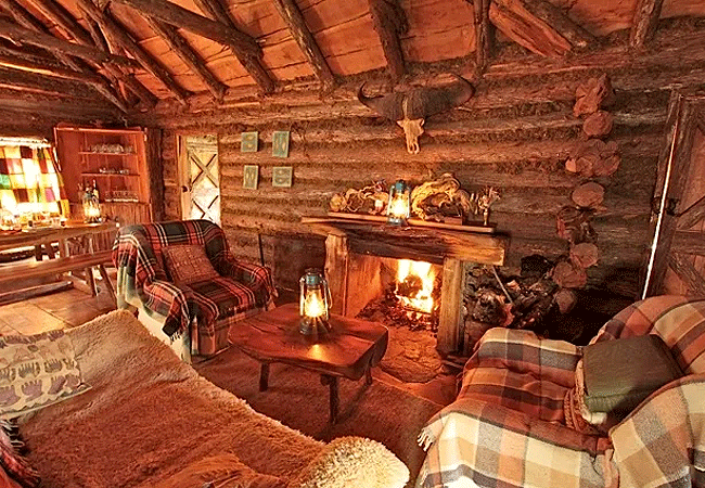 Rutundu log cabins Mount Kenya