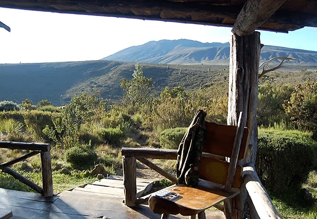 Rutundu log cabins Mount Kenya