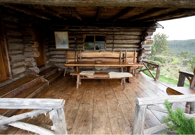 Rutundu log cabins Mount Kenya