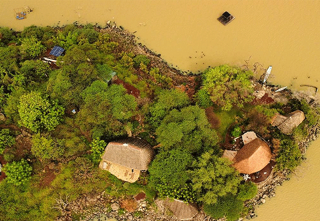 samatian-island-lodge-lake-baringo-areal-view Samatian Island Lodge, Lake Baringo