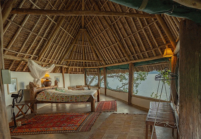samatian-island-lodge-offers-four-open-plan-thatched-rooms Samatian Island Lodge Lake Baringo