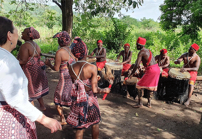 soroi-lions-bluff-lodge-tsavo-west-national-park-bura-cultural-dancers Soroi Lions Bluff Lodge Tsavo West National Park Kenya Safari