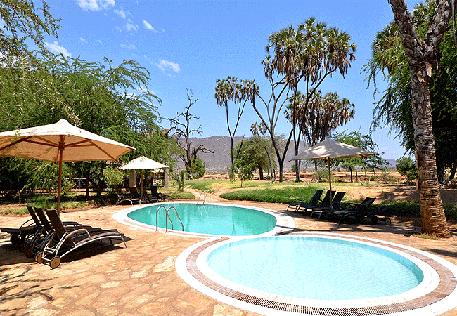 ashnil-samburu-camp-features-an-outdoor-swimming-pool-surrounded-by-sun-lounges-a-garden-and-a-lounge-bar-offering-views-of-the-african-savannah Ashnil Samburu Camp Kenya Safaris