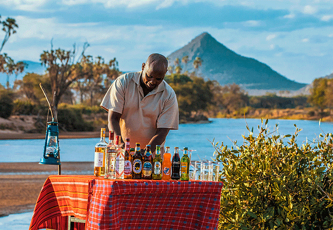 ashnil-samburu-camp-open-air-bar-offers-a-wide-selection-of-beers-cocktails-and-liquors Ashnil Samburu Camp Kenya Safaris