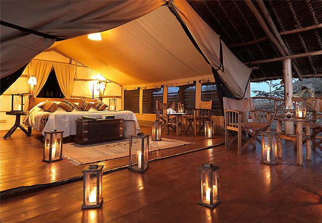 elerai-camp-amboseli-deluxe-tent-has-its-own-ensuite-bathroom-with-spacious-shower-and-a-toilet-with-views-of-the-mountain Elerai Camp Amboseli National Park Kenya Safari