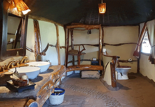 elerai-camp-amboseli-deluxe-tents-are-all-ensuite-bathroom-with-spacious-shower-and-a-toilet-with-views-of-the-mountain Elerai Camp Amboseli National Park Kenya Safari