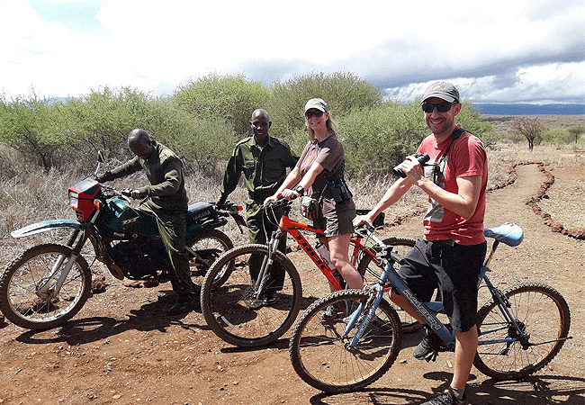 elerai-camp-amboseli-offers-escorted-bike-rides-with-rangers-who-clear-the-route Elerai Camp Amboseli National Park Kenya Safari