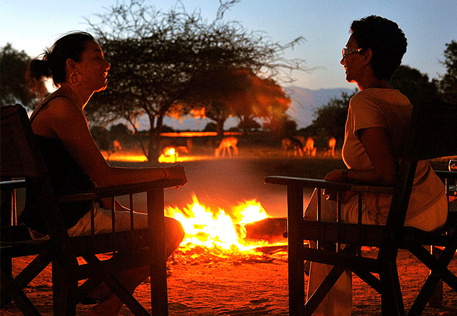 satao-safari-camp -tsavo-east-national-park-offers-a-sundowner-experience Satao Safari Camp Tsavo East National Park