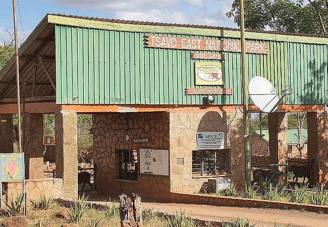 voi-wildlife-lodge -tsavo-east-national-park-entrance-gate Voi Wildlife Lodge Tsavo East National Park Kenya