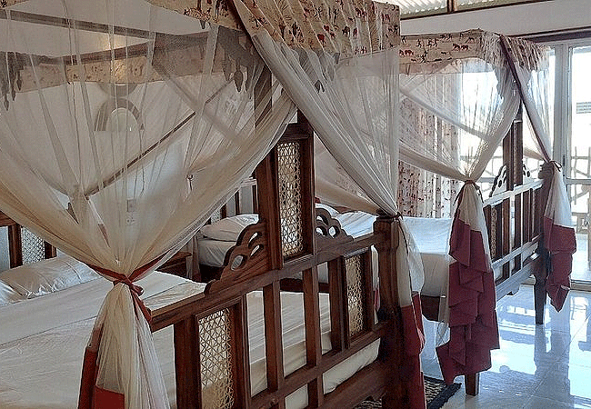 voi-wildlife-lodge -tsavo-east-national-park-guest-beds Voi Wildlife Lodge Tsavo East National Park Kenya
