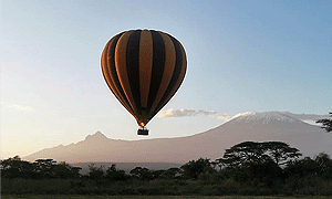Amboseli Balloon Ride (Hot Air Balloon Safaris), Kenya