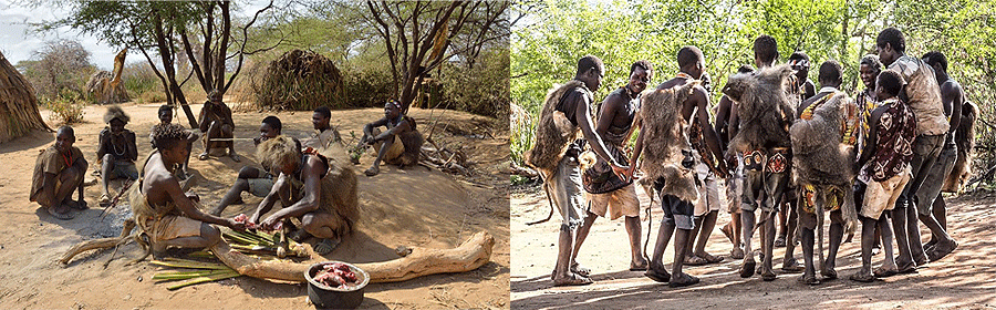 Hadza bushmen Tanzania