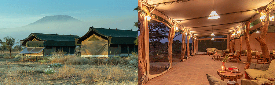 Kibo Safari Camp Private Luxury Tents Amboseli