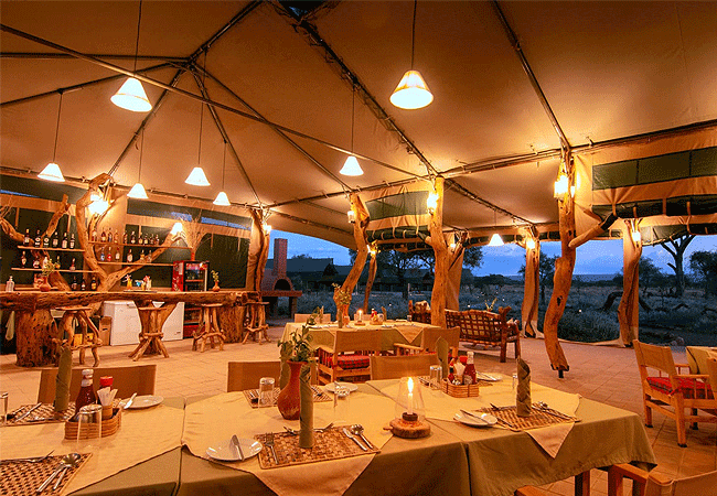 kibo-private-wing-amboseli-dining-room Kibo Safari Camp Private Wing Amboseli