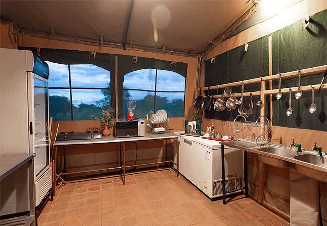kibo-private-wing-amboseli-offers-sellf-catering-and-has-a-fully equipped-kitchen-with-gas-cooker-fridges-and-freezers-cutlery-crockery-and-utensils Kibo Safari Camp Private Wing Amboseli
