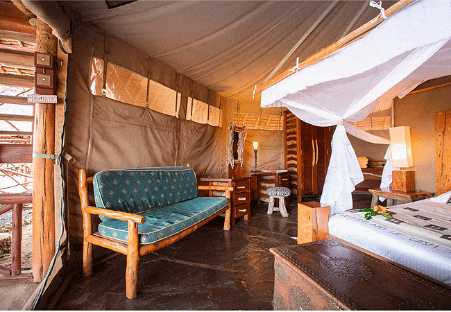 Severin Safari Camp Executive Suites Tsavo West National Park