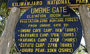 6 Days 5 Nights Mt Kilimanjaro Climbing, Hiking & Trekking (Umbwe Route) – From Arusha or Moshi Tanzania