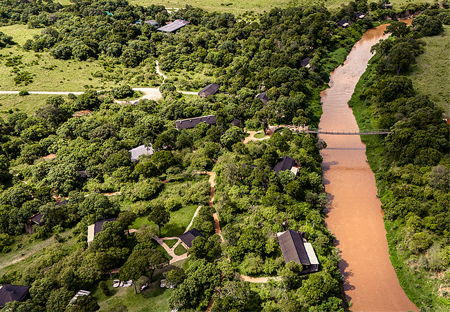 ishara-masai-mara-camp-suites-tucked-in-the-bush-facing-the -savannah-or-the-talek-river. Ishara Masai Mara Camp