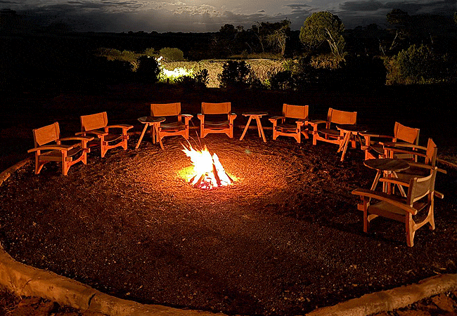 Ol Pejeta Bush Camp offers a classic wilderness experience centered around evening bush bonfires along the Ewaso Nyiro River The River Camp Ol Pejeta Conservancy Laikipia