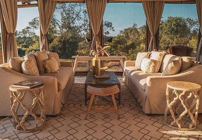 the-river-camp-ol -pejeta-conservancy-includes-an-open-air-dining pavilion-a-stylish-bar-lounge-overlooking-the-river-a-swimming-pool-and-a-spa-treatment-tent The River Camp Ol Pejeta Conservancy in Laikipia County, Kenya