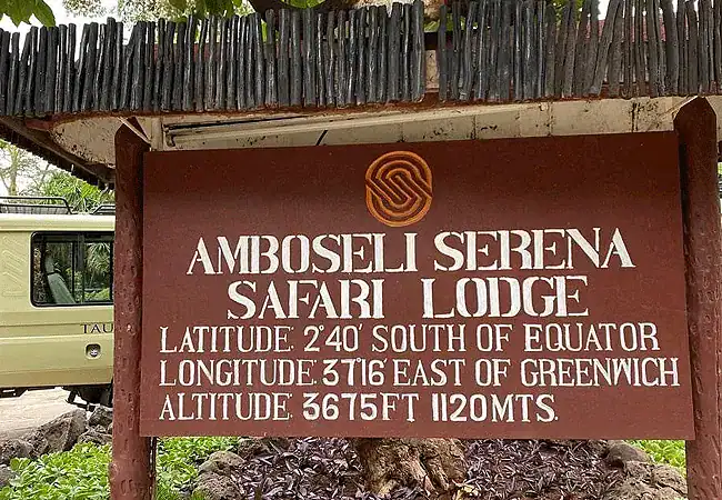 3-day-luxury-fly-in-safari-amboseli-serena-safari-lodge-sign 3 Day Fly-In Safari Amboseli Serena Safari Lodge