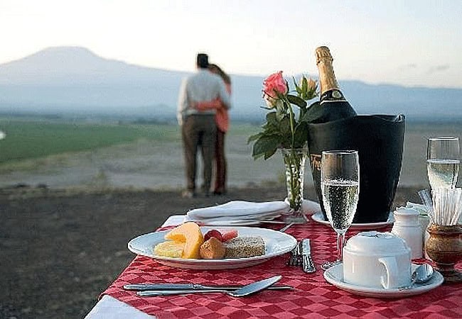 ol-tukai-lodge-amboseli-national-park-champagne 3 Day Fly-In Safari Ol Tukai Lodge Amboseli