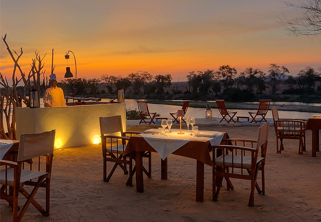 kudu-safari-camp -tsavo-east-national-park-river-restaurant-is-ideal-for-a-lunch-or-dinner-in-the-savannah Kudu Safari Camp Tsavo East National Park