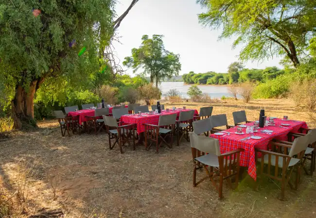 soroi-samburu-lodge-offers-a-la-carte-dining-served-in-an-open-air-area-opening-to-the-river Soroi Samburu Lodge Samburu National Reserve